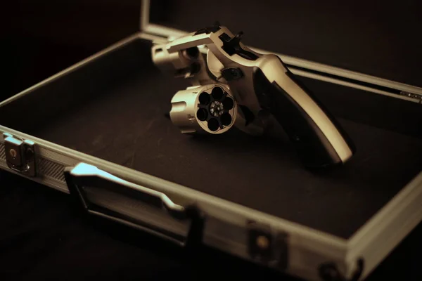 Revolver i fall — Stockfoto