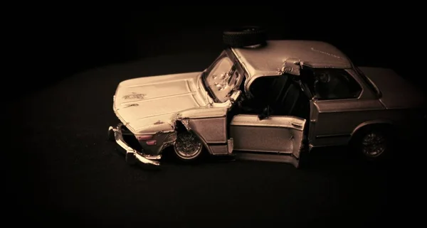 Velho acidente de carro — Fotografia de Stock