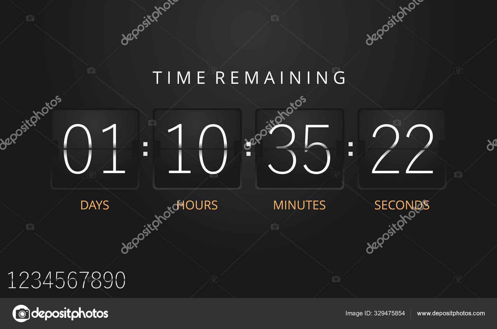 flip-countdown-timer-template-vector-m-a-u-329475854