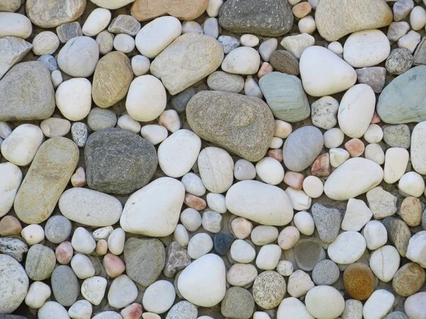 Dekorativer Hintergrund Aus Verschiedenen Steinen — Stockfoto
