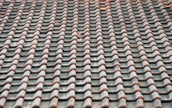 Texture Old Tiled Roof — Stock Photo, Image