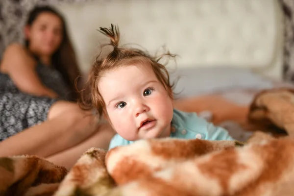 have fun with mommy. Mommy and me have fun together. Close up. Spending time with mother. Single mother