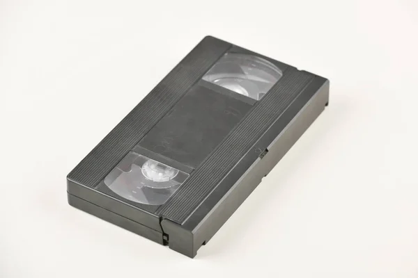 Videotape. Old classic videotape on white background. Retro Stock Picture