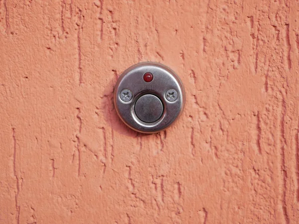 magnetic alarm button. Home Guard. Located on the street on the facade of the house.