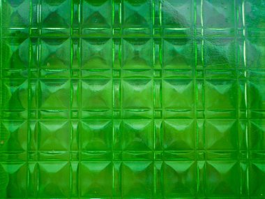 Yeşil fayans yakın plan. Yeşil fayansların arka planı. Arkaplan dokusu