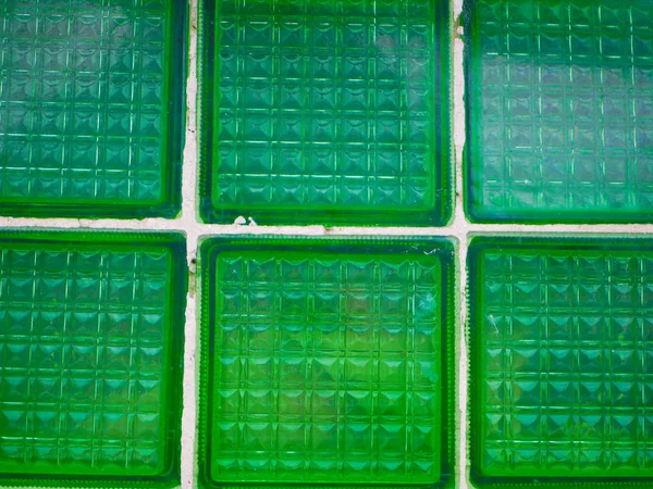 Encerramento de azulejos verdes. Fundo de azulejos verdes. Textura de fundo — Fotografia de Stock