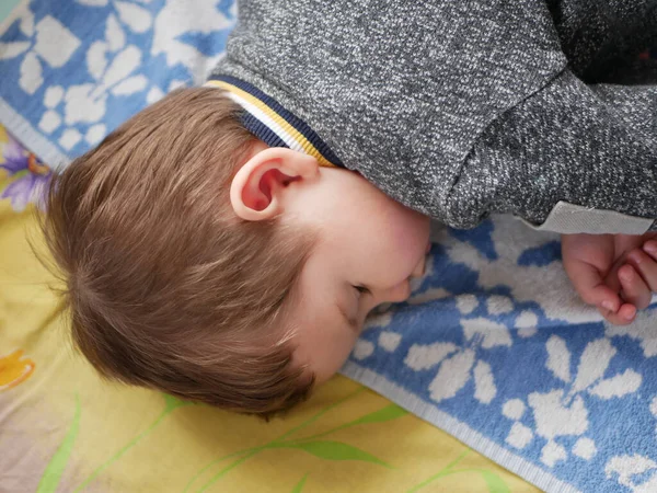 Dormir Bebé Primer Plano Años Edad — Foto de Stock