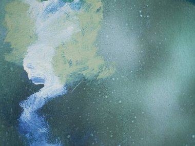 Düz yeşil boya dokusu.