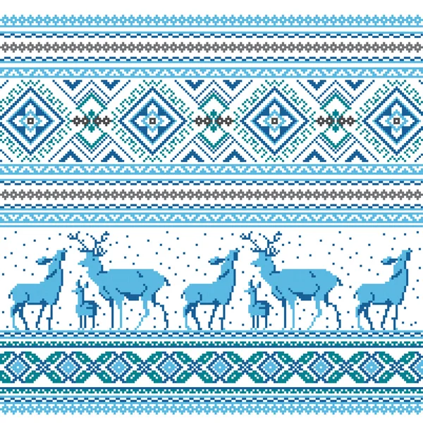 Conjunto de patrón de ornamento de vacaciones étnicas en diferentes colores — Archivo Imágenes Vectoriales