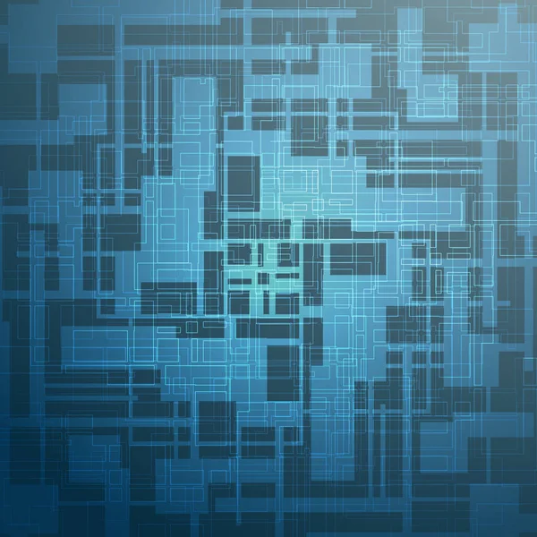 Абстрактный геометрический фон с графическим отображением данных, взаимодействия, науки, техники. Футуристическая структура информационных связей — стоковый вектор