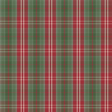Tartan onay ekose doku seamless modeli içinde kırmızı ve yeşil.