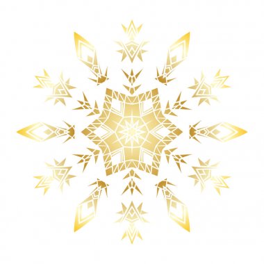 Altın şablon kar tanesi kış kutlama dekorasyon Noel ve yılbaşı tebrik kartı