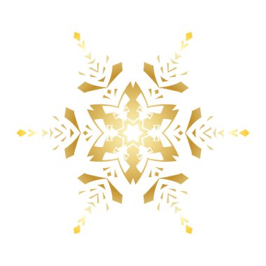 Altın şablon kar tanesi kış kutlama dekorasyon Noel ve yılbaşı tebrik kartı