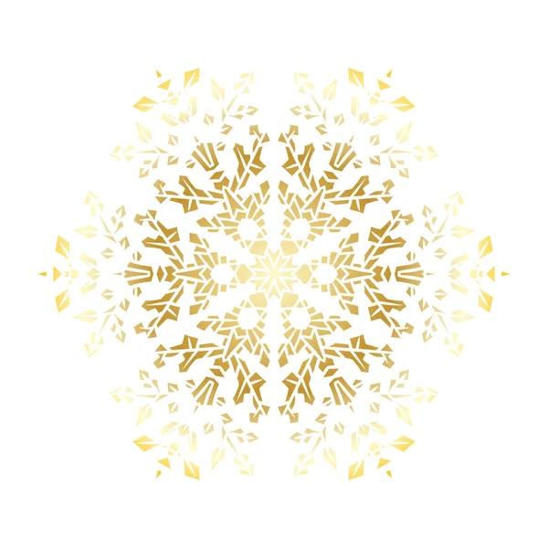Altın şablon kar tanesi kış kutlama dekorasyon Noel ve yılbaşı tebrik kartı