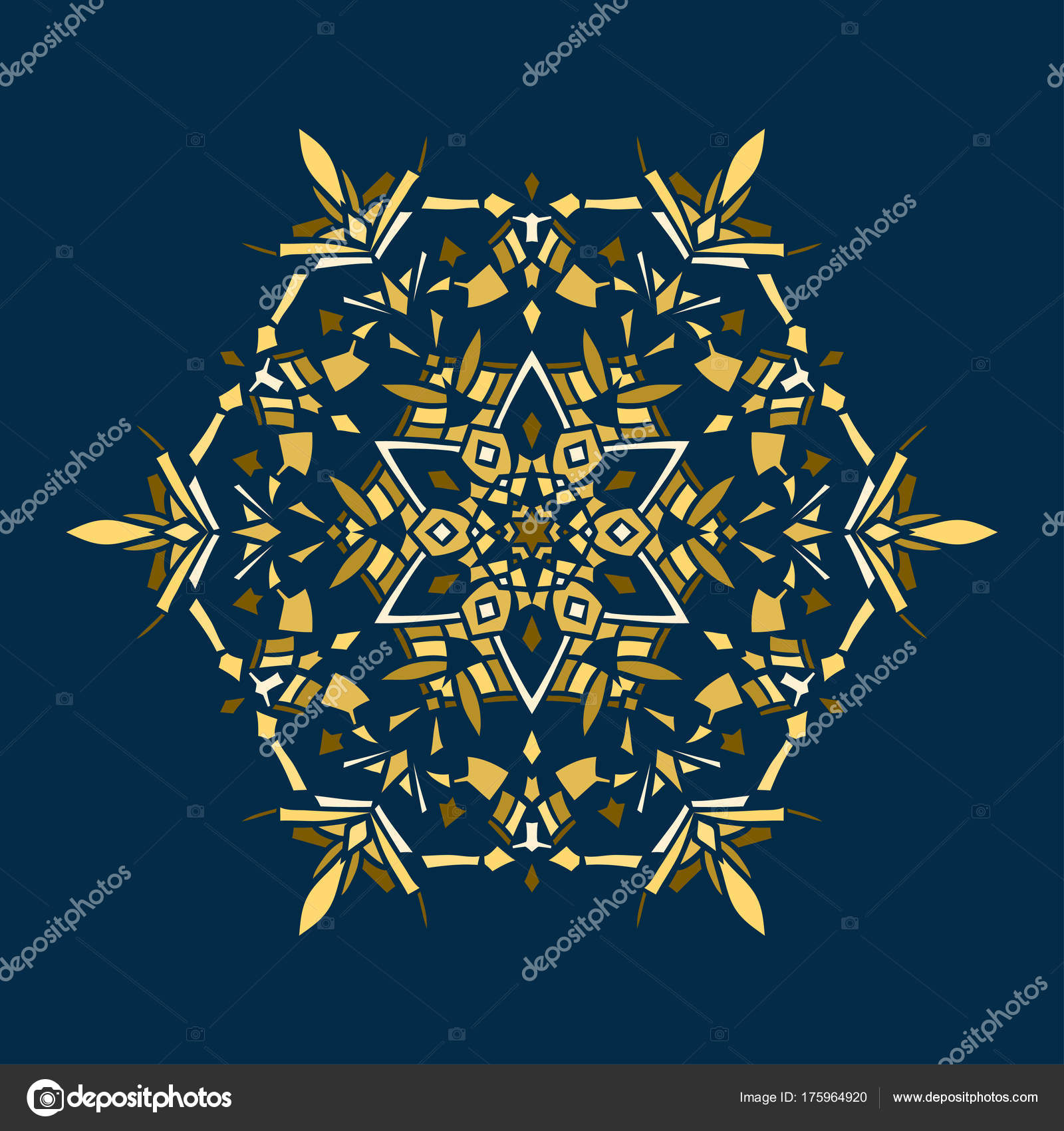 Fiocco di neve dorato dello stampino per inverno celebrazione decorazione Natale e anno nuovo auguri priorit  bassa dell invito di nozze Disegno del