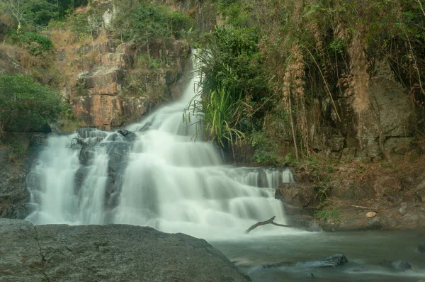 Datanla waterfall, the most touristy waterfall in Dalat, vietnam — 图库照片