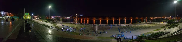Dalat, Vietnam. Panorama van het centrale plein. Dalat centrum. — Stockfoto