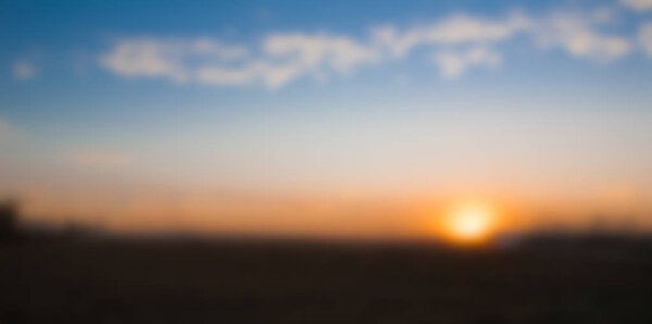 Blurred Background of Sunrise