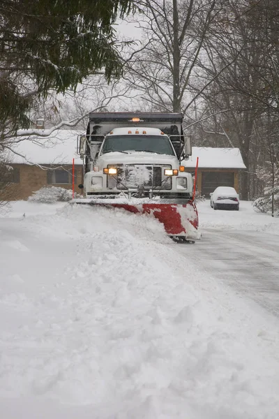 Nieve Plow — Foto de Stock