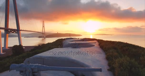 Vladivostok Rusia Agosto 2017 Vista Aérea Vladivostok — Vídeos de Stock