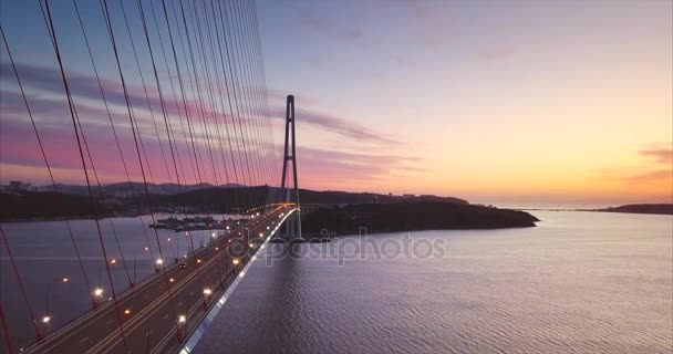 Vladivostok Ryssland Oktober 2017 Flygfoto Över Vladivostok — Stockvideo