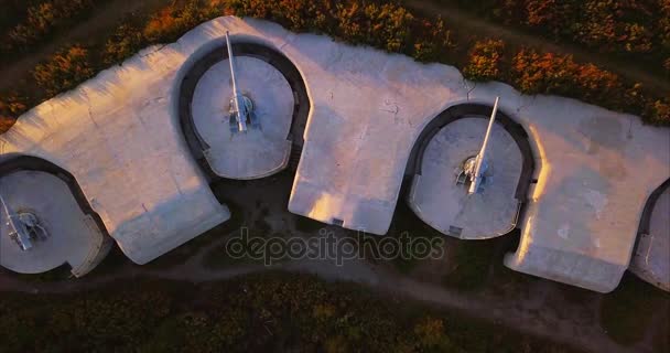 俄罗斯符拉迪沃斯托克 2017年10月2日 符拉迪沃斯托克的空中景观 — 图库视频影像