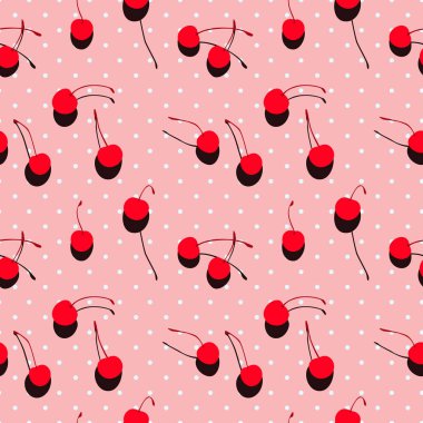 Kirazlı kusursuz desen