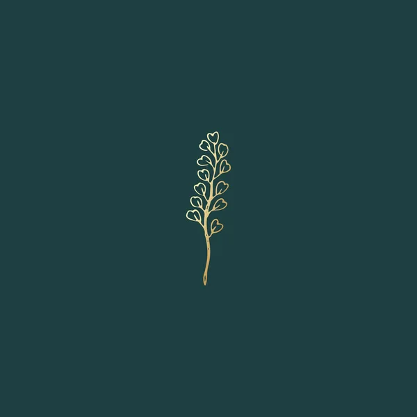 Little fern leaf Royalty Free Stock Illustrations