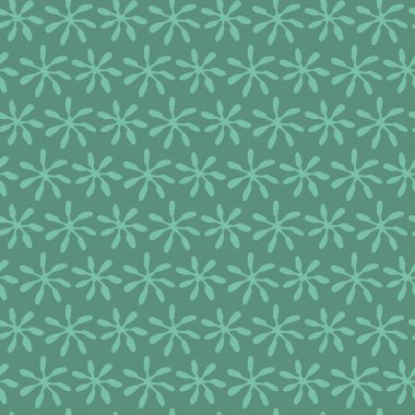 Soyut el, kusursuz desen çizmiş. Mürekkep izi. Çiçek şekilleri. Koyu gri renkler. Basit bir doku. Skeç tarzı. Kumaşlar, ambalaj kağıtları, duvar kağıtları için