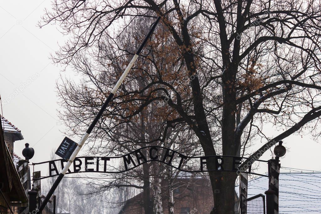 Auschwitz I entrance