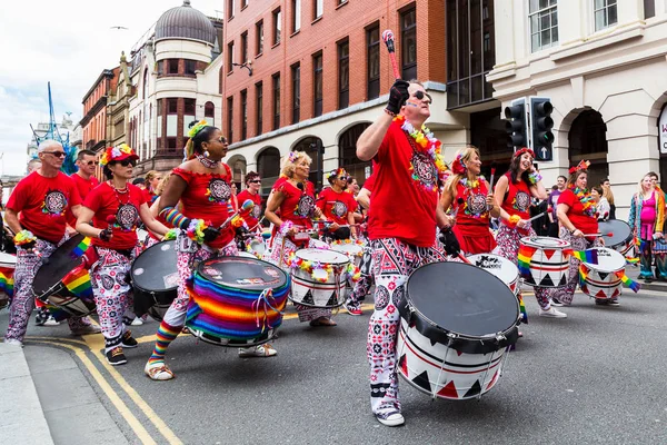 Batidas dos tambores Batala — Fotografia de Stock