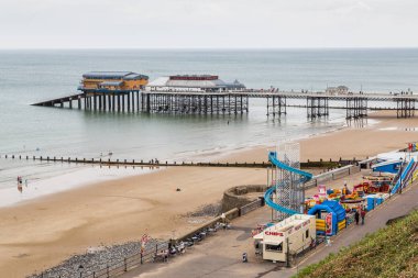 Cromer plaj ve onun pier