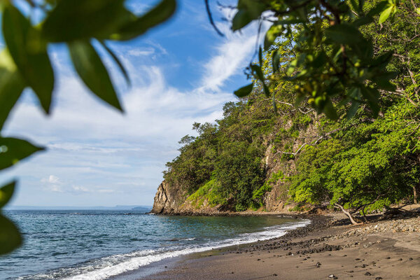 The rugged coastline of the Guancaste province.