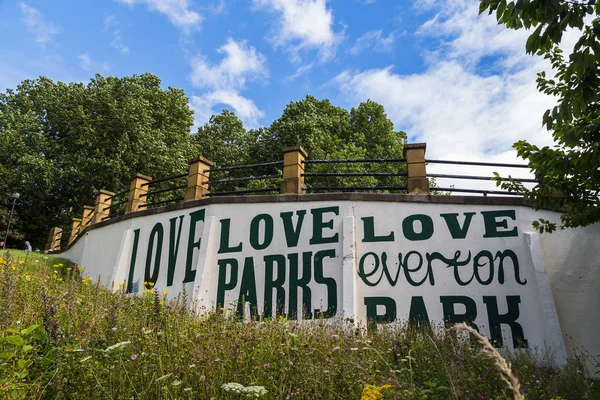 Kärlek Everton Park — Stockfoto