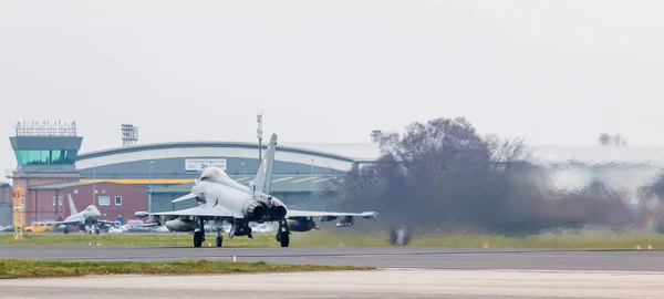 Letterbox crop of a Typhoon duo — Stock Photo, Image