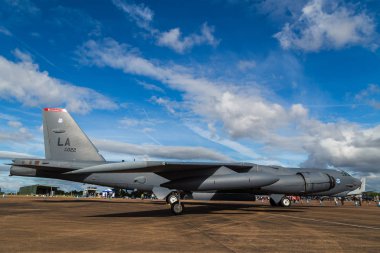 Geniş açılı bir Usaf B-52 Stratofortress