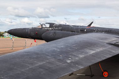 Usaf U-2 Dragonlady kanat üzerinde seyir