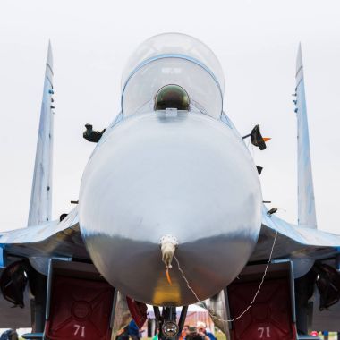 Ukrayna Hava Kuvvetleri Su-27 Flanker in burun