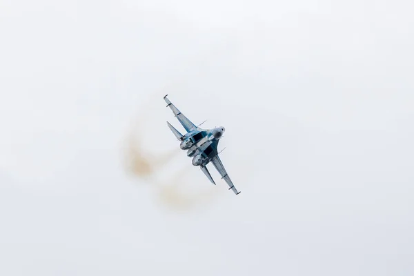 Siły powietrzne Ukrainy Su-27 Flanker o Riat17 — Zdjęcie stockowe