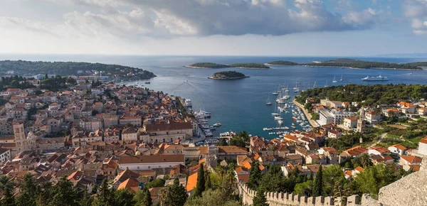 Hilltop fortress panorama — Stock Photo, Image