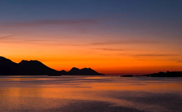 Inclinações da Península de Eljesac ao nascer do sol — Fotografia de Stock