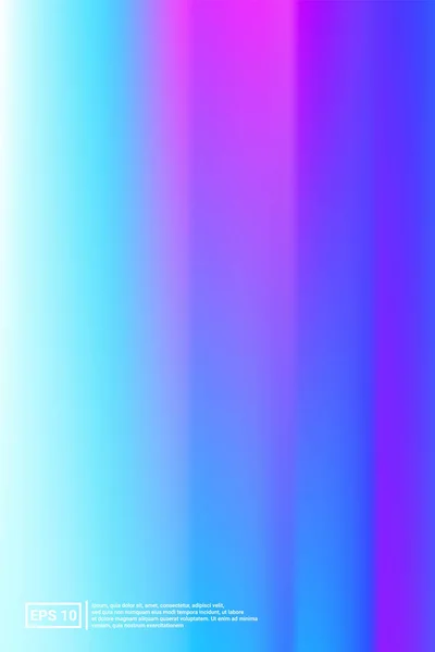 Iridescent, Blurred Gradient Mesh. — Stock Vector