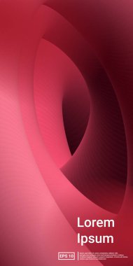 Dalgalı Geometrik Şekil. 