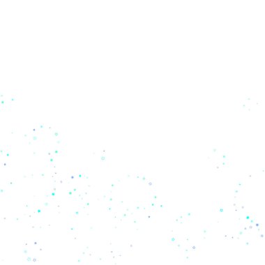 Mavi, turkuaz, turkuaz parıltılı yıldız konfetisi