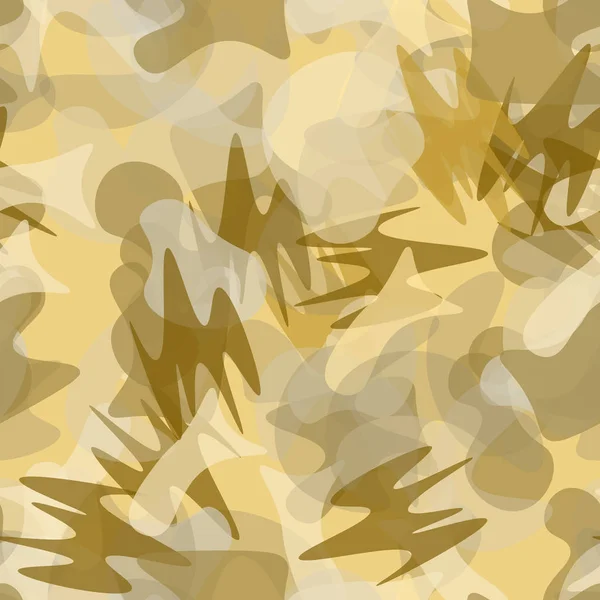 Kamouflage sömlöst mönster. Militär kamouflage — Stock vektor