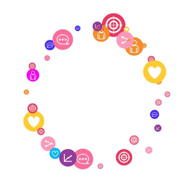 Sosyal medya pazarlaması, İletişim konsepti.