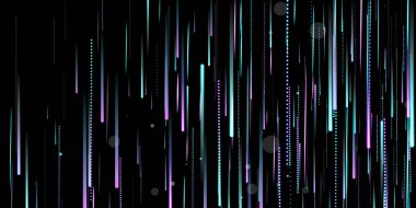 Hızlı Hareket Neon. Glare Dynamic. Düşen Parıltı.