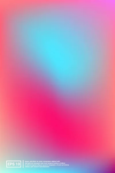 Rainbow, Gradient, Mesh Banner. Mjuk färg. — Stock vektor