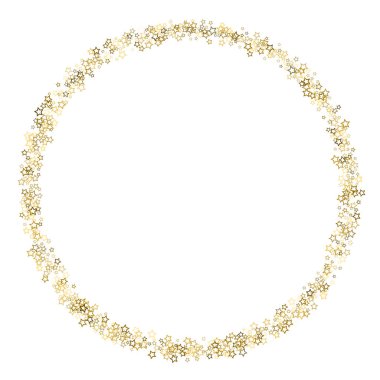 Parlayan Yıldızlar. Lüks Konfeti Küçük Altın Noel