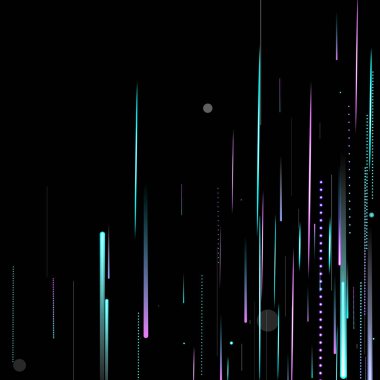 Hızlı Hareket Neon. Glare Dynamic. Düşen Parıltı.